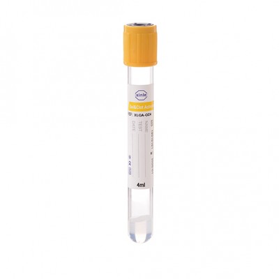 Blood collection tube - Vacuum gel and clot activator 4 ml